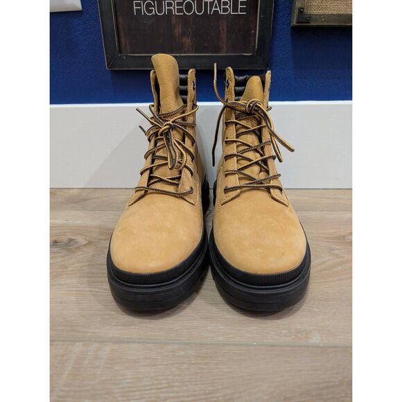 NWOB Timberland Ray City GreenStride Waterproof Boots Women’s 8.5 Wheat Nubuck - Picture 6 of 11